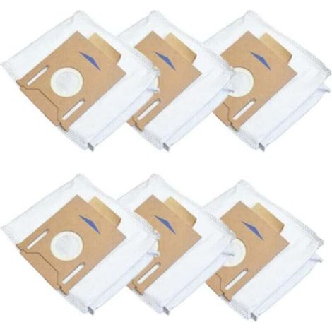 Pack of 6 replacement dust bags for Ecovacs Deebot T8T9AIVIet/POWER/Pro vacuum cleaners (1/4)