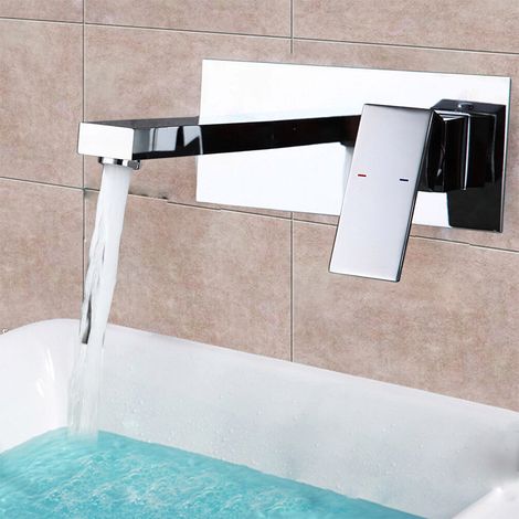 Rubinetto lavabo sottopiano, rubinetto da parete, miscelatore monocomando bagno (1/5)