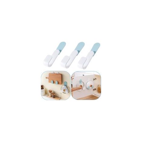 Lot de 3 supports muraux auto-adhésifs pour couvercles de casseroles et planches à découper – (1/5)