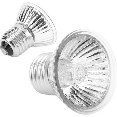 Ampoule chauffante E27 pour reptiles, 50 W, verre 5 x 5,5 cm, 220-240 V (1/4)