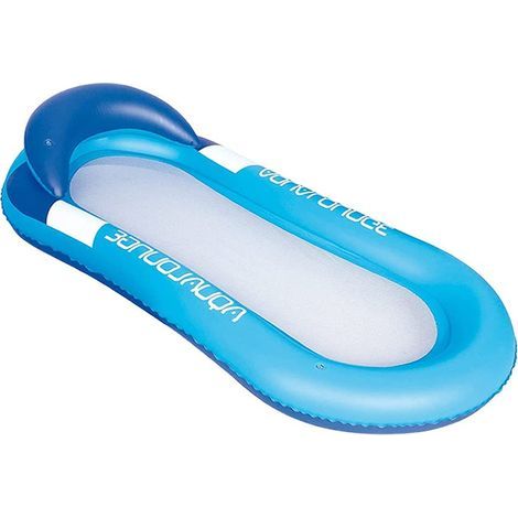 Aufblasbare Hängematte – Schwimmbett für Pool und offene Gewässer – Komfortabel und atmungsaktiv – Für Erwachsene – 1 Stück (1/5)