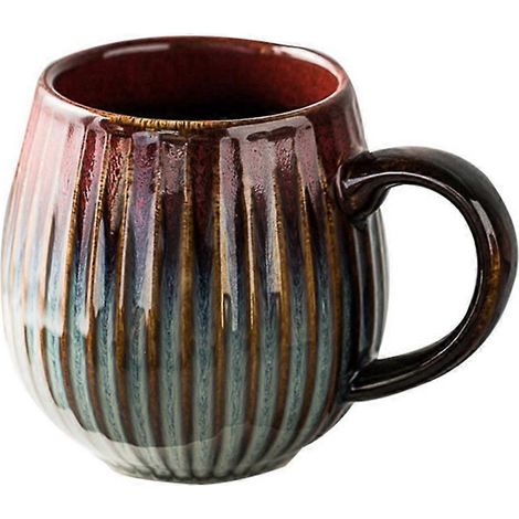 Keramikbecher für Paare, Keramik-Kaffeebecher, Becherset, Farbe B (1/5)