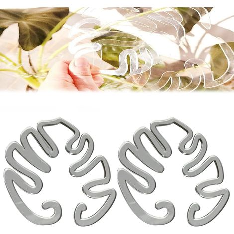 [KK] Support pour plantes en plastique, ensemble de pinces en bambou, support réutilisable, porte-tiges compatible avec les plantes et les fleurs (1/5)