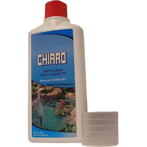 Chiaro point antialghe per laghetto 500 ml trattamento acqua