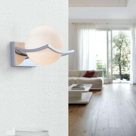 Modern wall light, indoor wall lamp, E27 socket, 15cm diameter, for bedroom, living room