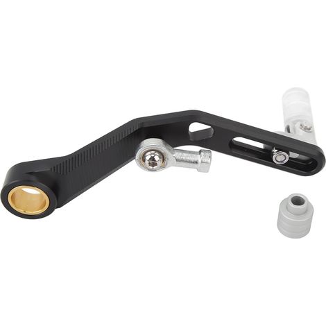 Pedale del cambio regolabile e pieghevole per moto, realizzato in lega di alluminio, adatto per F750GS F850GS ADV, colore argento. (1/4)