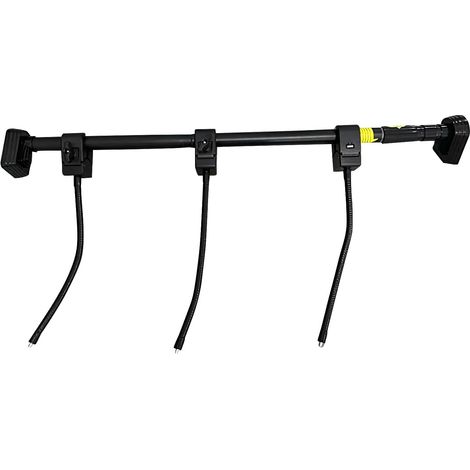 Porte-Couronne pour Porte d'Entrée Accroche-Porte Support Réglable sans Vis Amovible pour Placard Garage Lieu de Travail Camping-Car Dortoir Porche Chambre à Coucher (1/5)