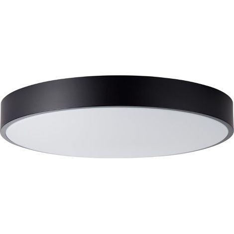 BRILLIANT lampe Slimline LED plafonnier 49cm blanc / noir 1x LED 60W intégrée, (4800lm, 3000-6000K) Échelle A ++ à E Gradable en continu / contrôlable via la télécommande (1/3)
