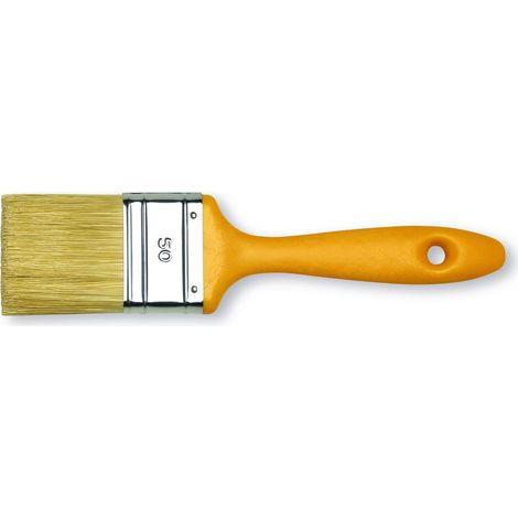 PINCEAU PLAT LAQUE 70MM PET GOLD PLASTIQUE JAUNE COLOR EXPERT 81437199