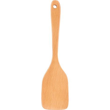 de cuisine en bois spatule à long manche pelle antiadhésive (1/4)