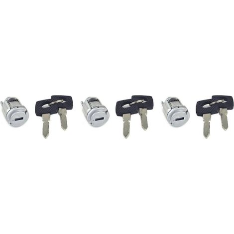 3 interruptores de cilindro de cerradura de encendido para automóvil con llave 1264600604 1264600304 Compatible con Mercedes Benz W124 C124 W201 190E 260E E320 (1/5)