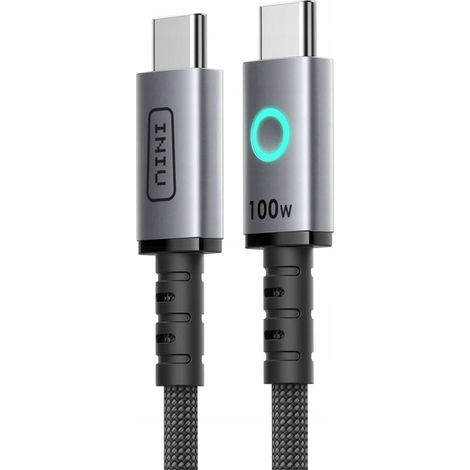 INIU Kabel USB Typ C - USB Typ C 1,2 m grau 1 Stück.