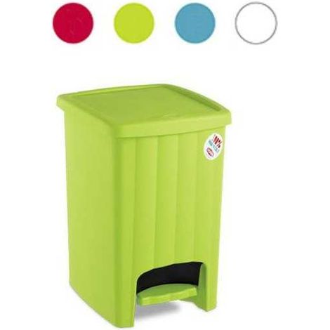 Papelera de pedal Margherita Blanca L 20 Stefanpl