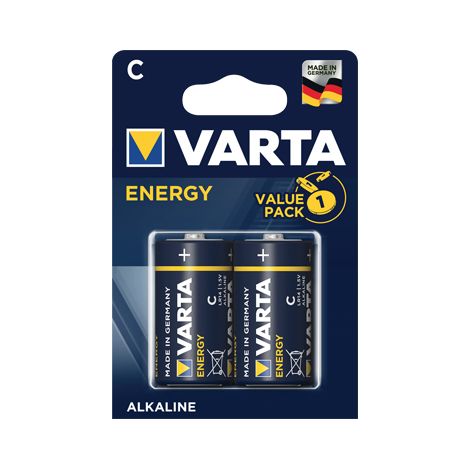 PILA MEZZA TORCIA C ENERGY VARTA - ALCALINA VOLT 1,5 CF=PZ 2- 6 confezioni