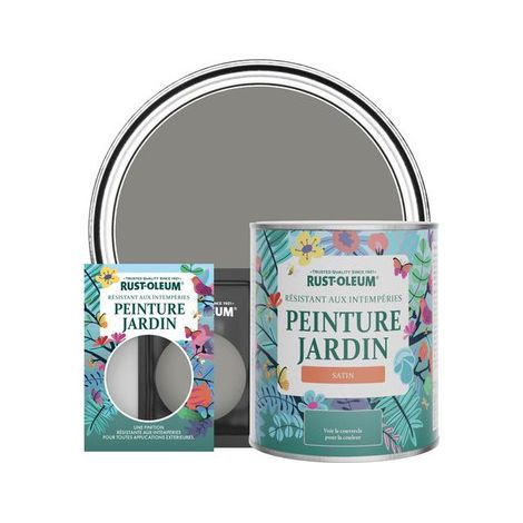 Peinture Jardin, Finition Satinée - Béton (1/2)