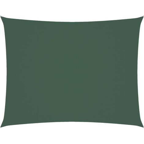 Maison Exclusive - Parasole a Vela Oxford Rettangolare 3x4,5 m Verde Scuro