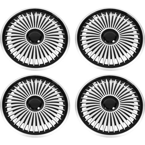 4 Jantes Enjoliveurs 16 Pouces Argent Couvercle Intégral Jante Trim Remplacement pour Ford Escape (1/5)