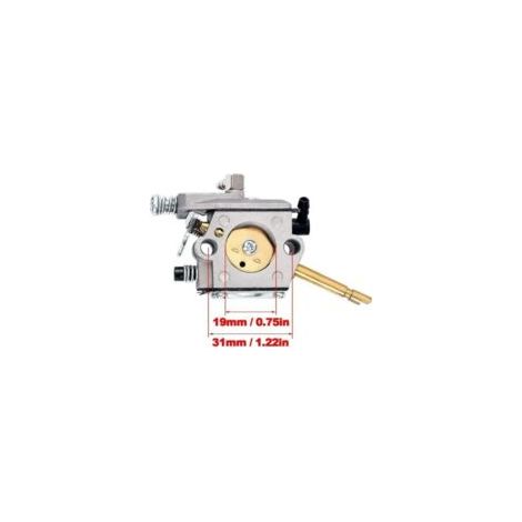 Carburateur pour débroussailleuse Stihl FS160 FS180 FS220 FS280 FR220 – Remplacement Zama C15-51 – Avec filtre à air et bougie d'allumage - C1S-S3G