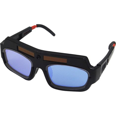 Lunettes de soudage électriques à lumière variable automatique, lunettes de protection pour soudeur à forte lumière et ultraviolette (1/5)