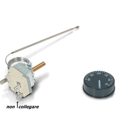 TERMOSTATO UNIVERSALE PER FORNO ELETTRICO -- 3 contatti + MANOPOLA GRADUATA (1/4)