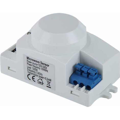 Détecteur de mouvement radar à micro-ondes à 360 degrés avec interrupteur intelligent 220-240 V CA SK-600 (1/5)