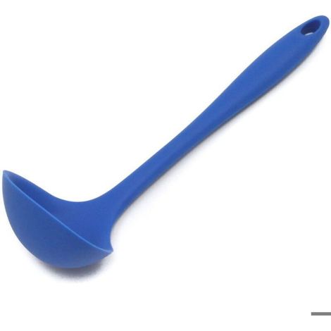 Cuillère de cuisine en silicone de qualité supérieure, adaptée à la préparation de presque tous les plats, 28,5 cm (11,25 pouces.