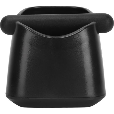 Boîte à marc de café résistante aux chutes avec barre amovible, anti-dérapante et compacte, idéale pour les moulures de café, couleur noire. (1/5)