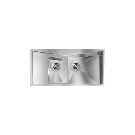 CM 012865.D2.01.2033 SPACE Lavello da Incasso 1 Vasca e Vaschetta con Gocciolatoio 100x50 cm colore Inox Satinato (1/5)