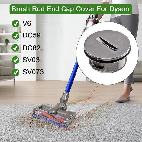 FOREHILL 2-teiliges Ersatz-Zubehörset: Walzenbürstenaufsatz für Dyson V6 / DC59 / DC62 / SV03 / SV073 Akku-Staubsauger mit Direktantrieb (Ersatzteile) (1/5)