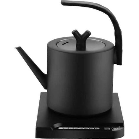 Bouilloire électrique à col de cygne de 1,0 L, 6 réglages de température, 1000 W, compatible avec la préparation de café/thé/gruau.