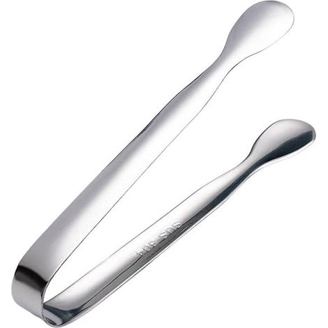 pièces - pince à glaçons - acier inoxydable 304 - pince à clip pour glaçons - ustensile pour bar pub - clips - argent - 10,81,6 cm - réutilisable - pince à clip pour glaçons barman barman à domicile (1/5)