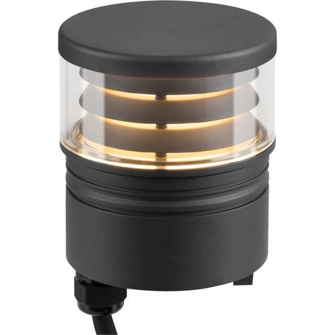 Tête de lampe borne M-POL extérieur gris LED 19W 2700/3000K IP 65 - SLV - 1006391