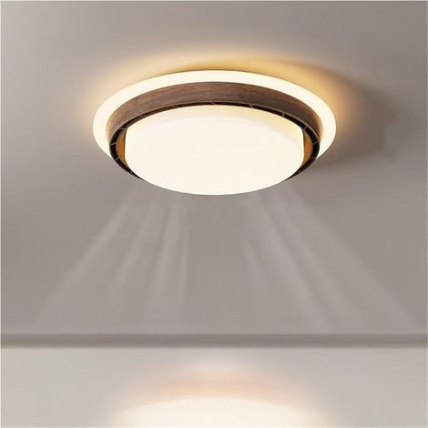Ventilateur de plafond sans pales moderne et minimaliste avec éclairage—Doté d'un éclairage intégré, d'une télécommande et de 6 vitesses réglables. (1/5)