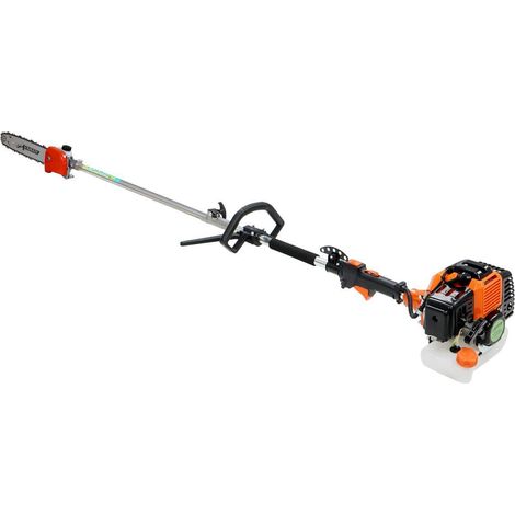 Varan Motors – Tronçonneuse débroussailleuse XYT520 thermique 52cc – Moteur 3cv – Coupe nette pour bois dur – Outil de jardin multifonction
