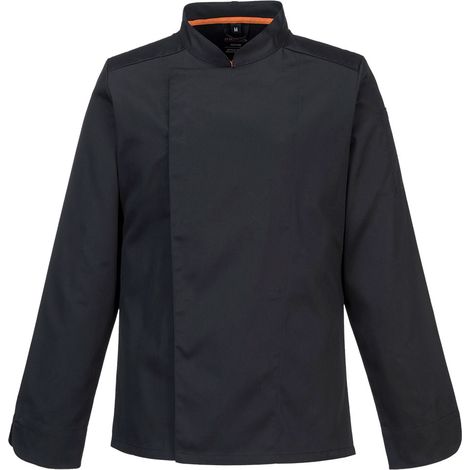 Veste De Cuisine Manches Longues Stretch Mesh Air Pro - Taille Xs - Noir - Portwest