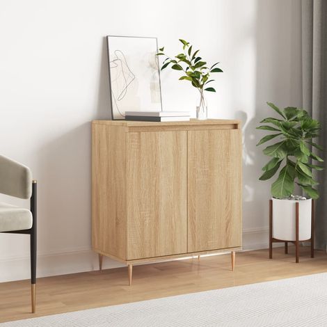 Buffet bas,Buffet Commode industriel Chêne sonoma 60x35x70 cm Bois d'ingénierie -QS44187 (1/5)