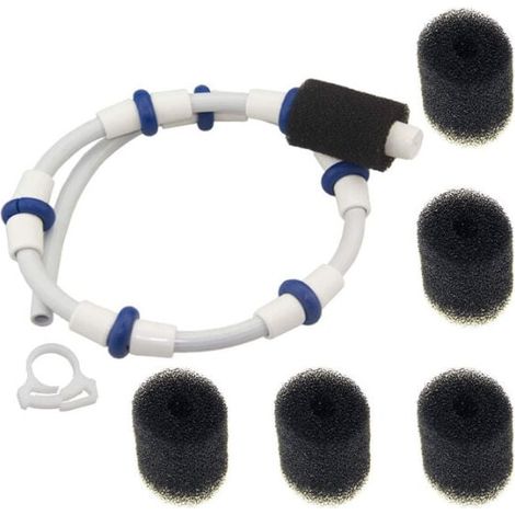 1 Tuyau de balayage, Compatible Polaris 180 280 380 480, Pièces détachées, Avec 5 brosses, Nettoyage piscine (1/5)