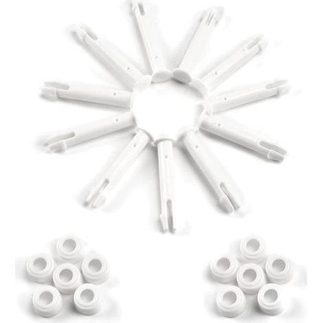 ALLIANDIS12 Pièces Goupille en Plastique,Pièces Détachées Piscine Intex,Goupille en Plastique Piscine,pour la Plupart des Piscines à Cadre - Piscine Rectangulaire/Ronde (5,5 cm / 2,17 Pouces)