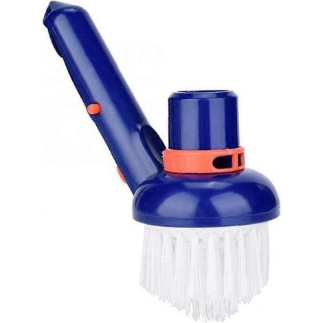 Brosse de nettoyage pour piscine, brosse de nettoyage d'angle pour marches de piscine, pour le fond des piscines, spas et jacuzzis