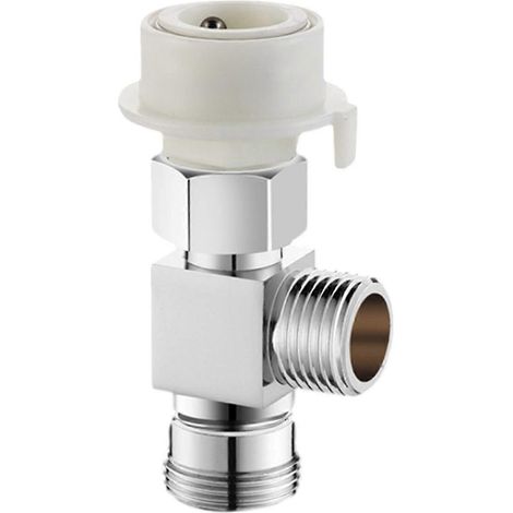 Adaptateur de robinet pour machine à laver, répartiteur, inverseur, séparateur d'eau universel, raccord rapide, accessoires de robinetterie Modèle A5 (1/5)