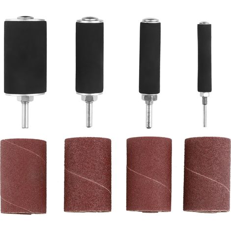 Kit de 20 outils de ponçage à tambour avec étui pour perceuse à colonne (1/5)