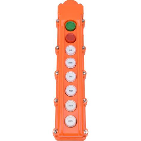 Télécommande de palan à câble Boîte de boutons poussoirs Contrôleur étanche 220V/500V COB-63A (1/5)