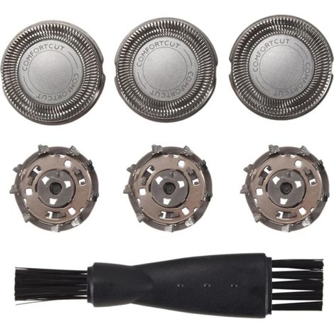 Set di lame di ricambio da 4 pezzi per testine di rasoio elettronico per SH30, SH50, serie 52, 1000, 2000, S1020, S1050 e S1060 (1/4)