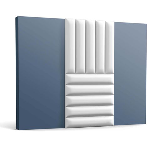 3d wall panel Orac Decor W218 QUILT Wall paneling Acoustic panel Frieze Panel moulding Stucco moulding Decorative moulding contemporary design white 2 m