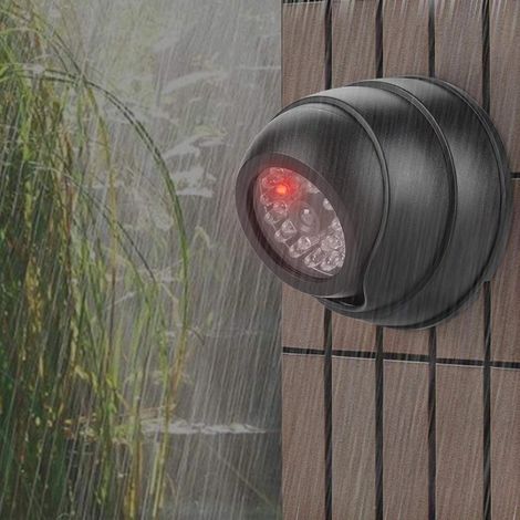 Caméra factice LED Clignotante Rouge, Fausse caméra factice, pour l'extérieur à la Maison (1/5)