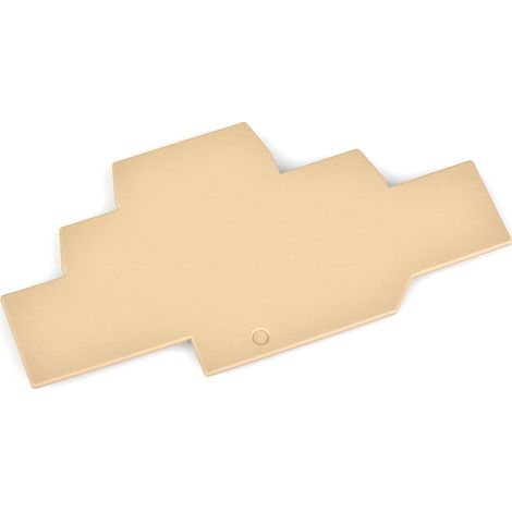 Plaque d'extrémité RS PRO pour Bloc à triple étage de 2,5 mm ( Prix pour Paquet de 20 ) (1/2)