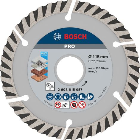 Bosch  PRO  Multi  Material  Disco  de  corte  de  diamante  115  x  22,23  mm  -  2608615057