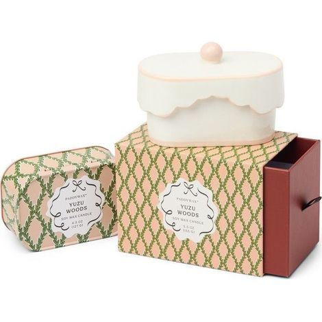 Paddywax Candela in Ceramica "Cherie" - Legni di Yuzu (155g)