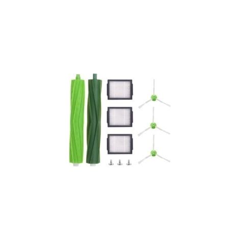 Kit de pièces de rechange et d'accessoires : filtres, brosses latérales et roues pour aspirateurs iRobot Roomba i7, i7+ et E5, E6 et E7 – Lot de 11 (1/5)