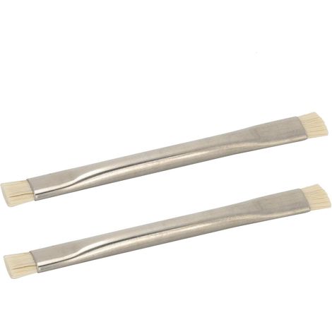 Este paquete de 2 cepillos antiestáticos es adecuado para limpiar teclados, piezas de teléfonos móviles y ventiladores de ordenador. (1/4)